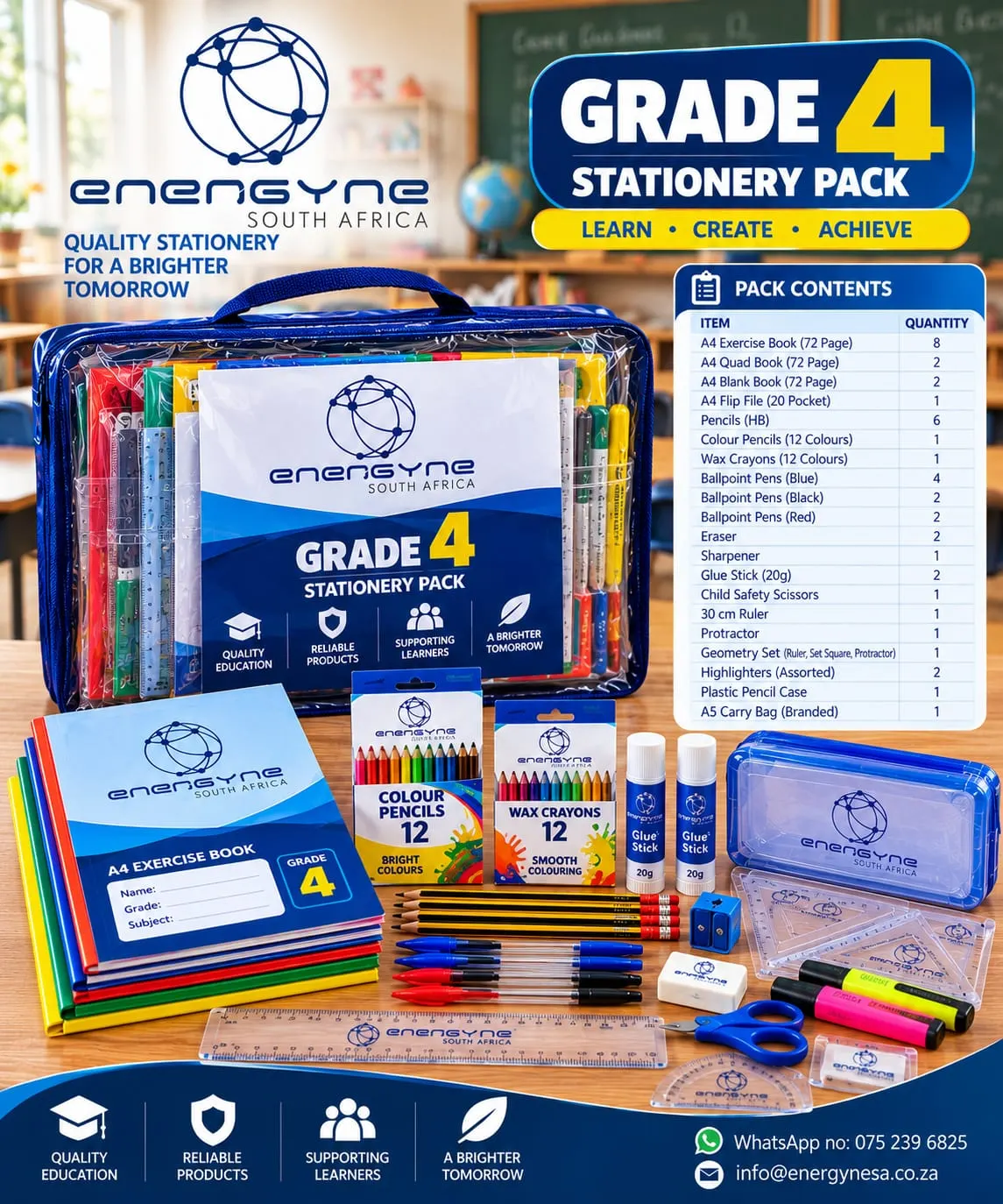 Grade 4 Stationery Pack stationery pack