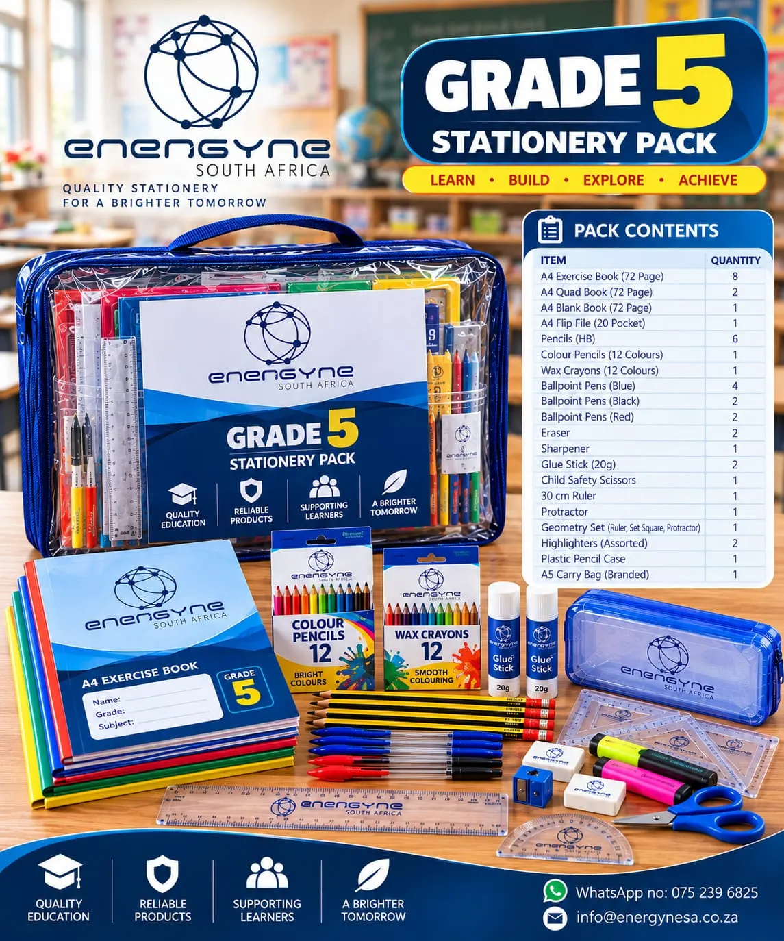 Grade 5 Stationery Pack stationery pack